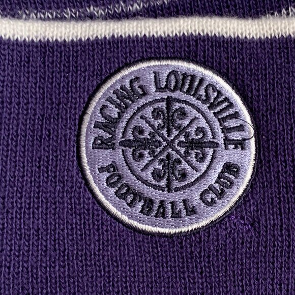 NIKE Racing Louisville National Women's Soccer League Striped Pom Beanie - Picture 3 of 3